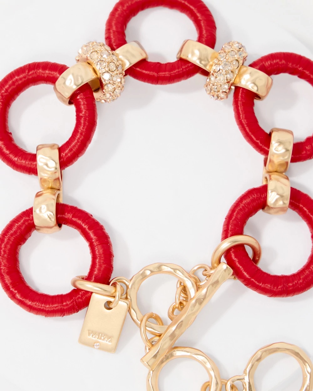 Raffia Toggle Bracelet