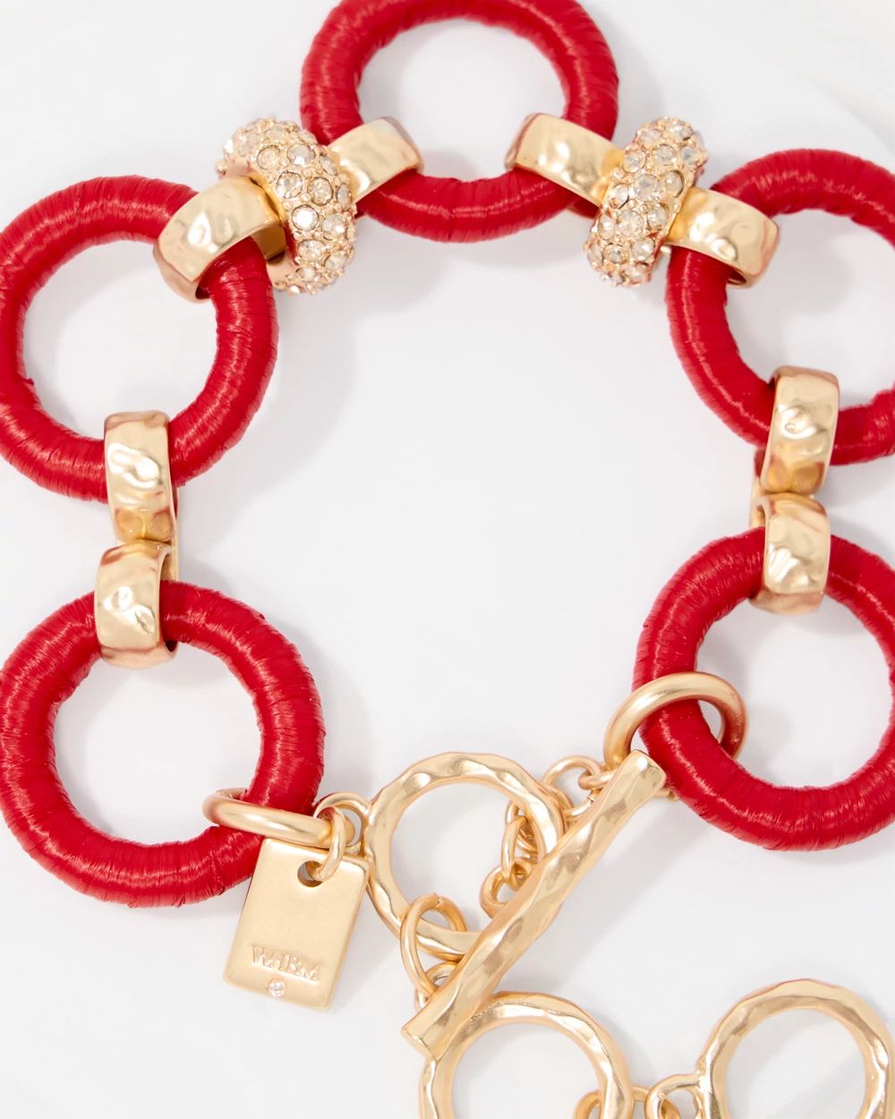Raffia Toggle Bracelet