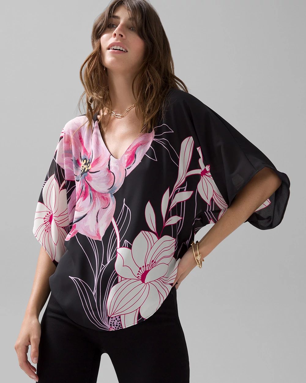 Kimono Sleeve Blouse