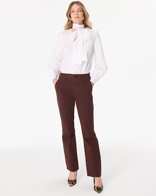 Pret Seamed High-Rise Bootcut Jean click to view larger image.