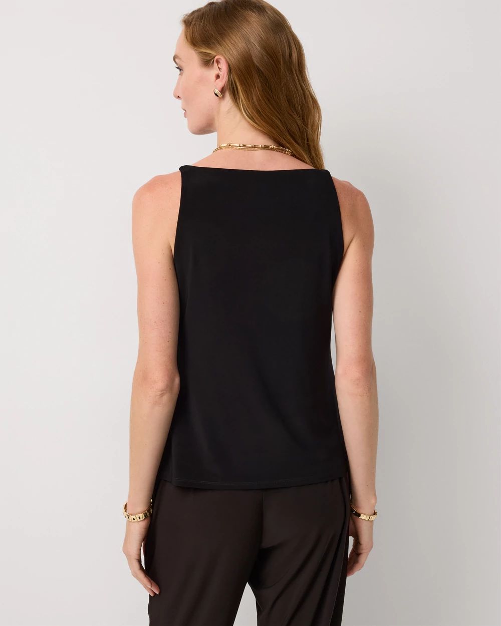 Petite Drape Neck Tank click to view larger image.