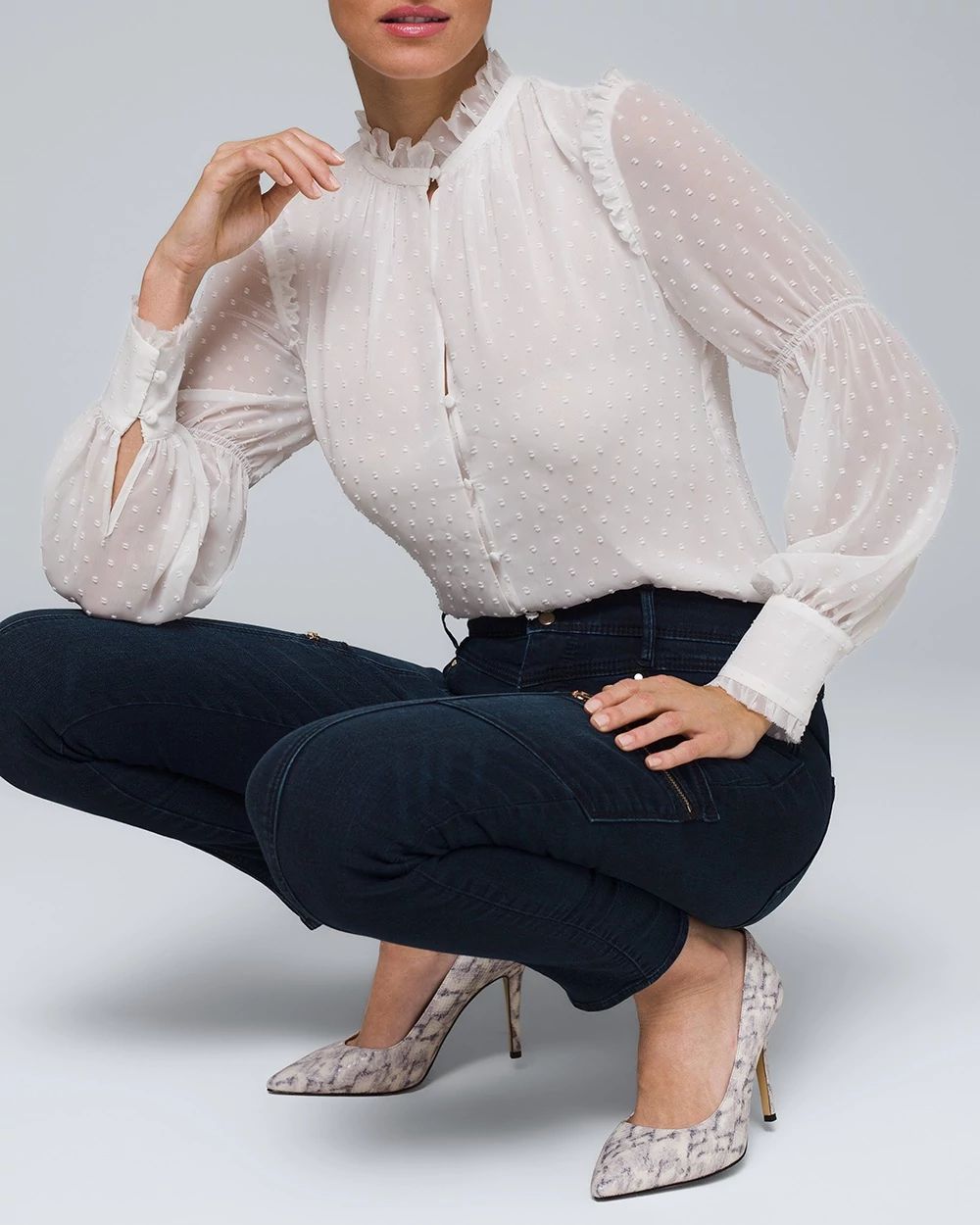 Sculpt High-Rise Skinny Ankle Jeans click to view larger image.