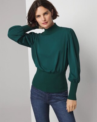 Smocked Waist Blouse
