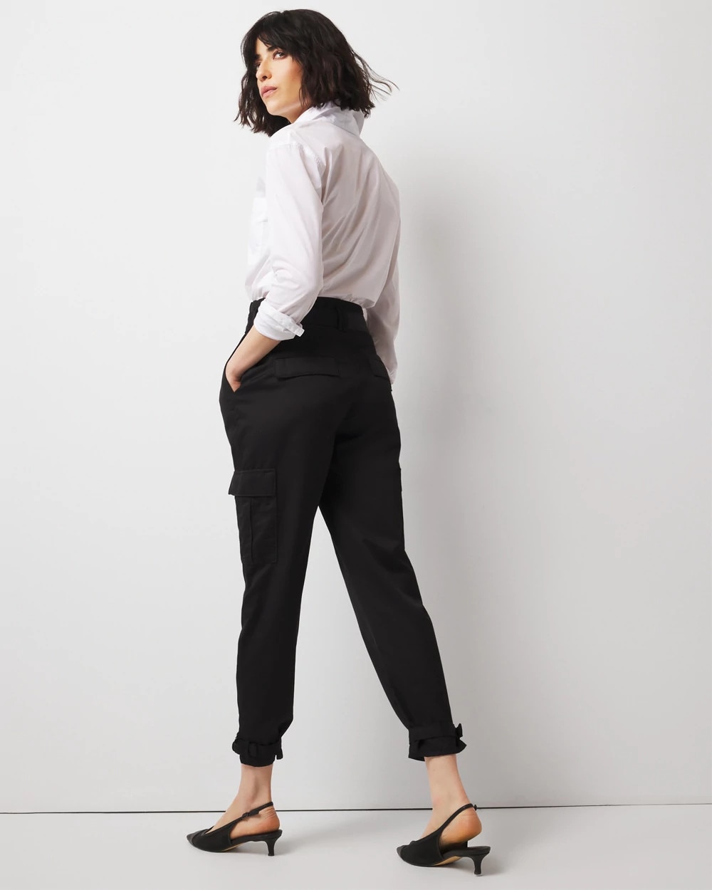 Extra High-Rise Pret Cargo Tapered Ankle Pant