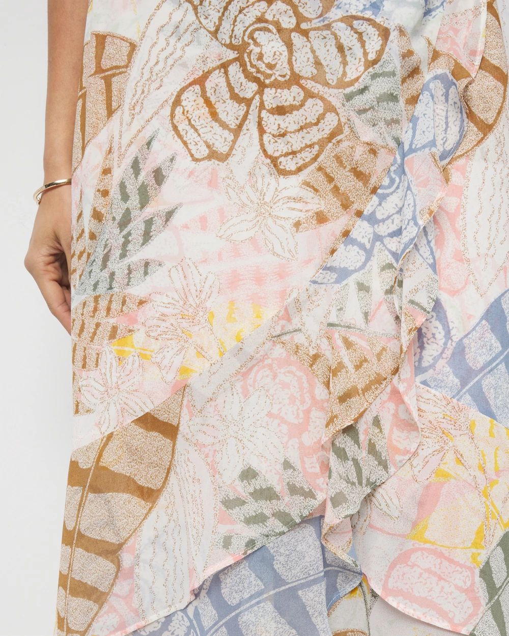 Ruffle Wrap Skirt