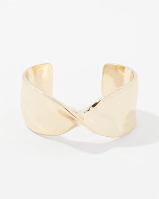 Gold Twisted Cuff