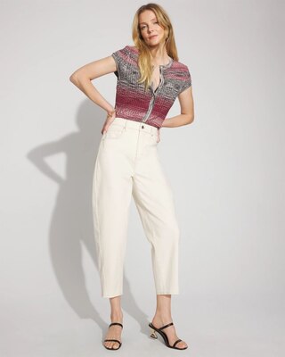 Extra High-Rise Barrel Jean