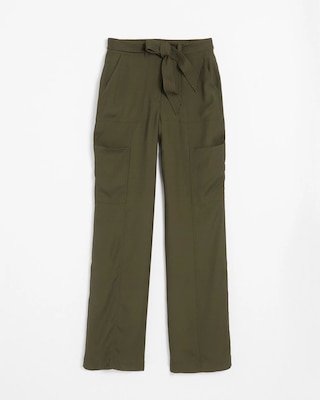 Belted Utility Wide Leg Trouser