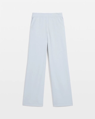 Petite Crosshatch Flat-Front Wide Leg Pants click to view larger image.