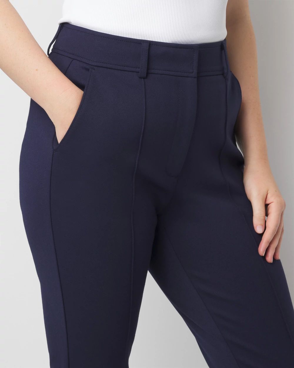 Curvy Extra High-Rise Luxe Stretch Bootcut Pants