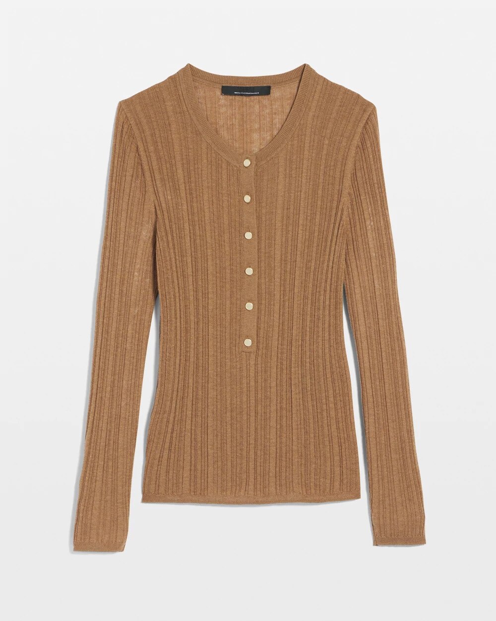 Ribbed Henley Sweater - image 5