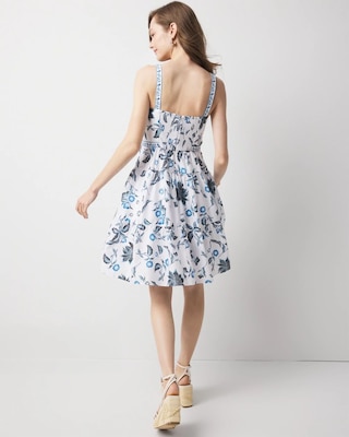 Petite Fit + Flare Mini Sundress click to view larger image.