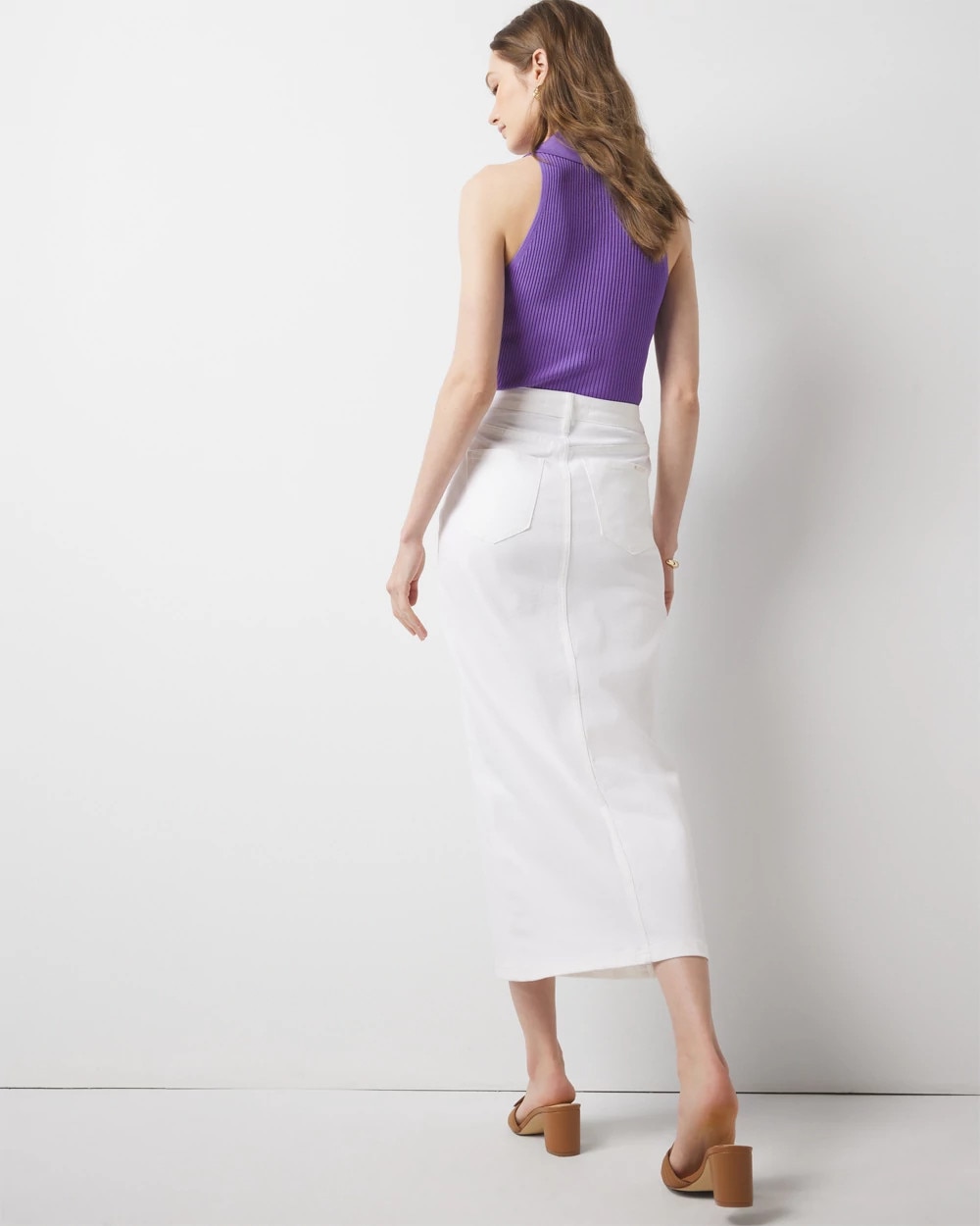 Denim Maxi Skirt - image 2