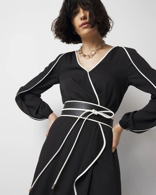 Contrast Obi Belt