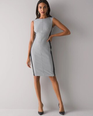 Houndstooth Sheath Dress