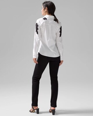 Lace Applique Shirt