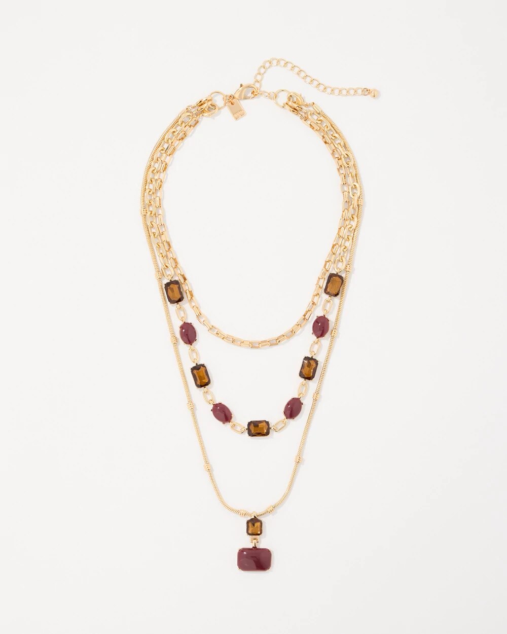 Mixed Stone Convertible Necklace