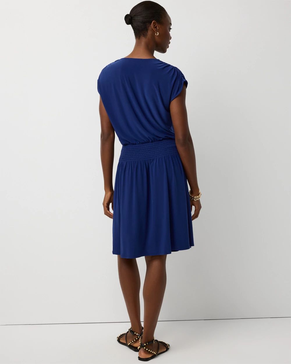 Petite Smocked Waist Dress