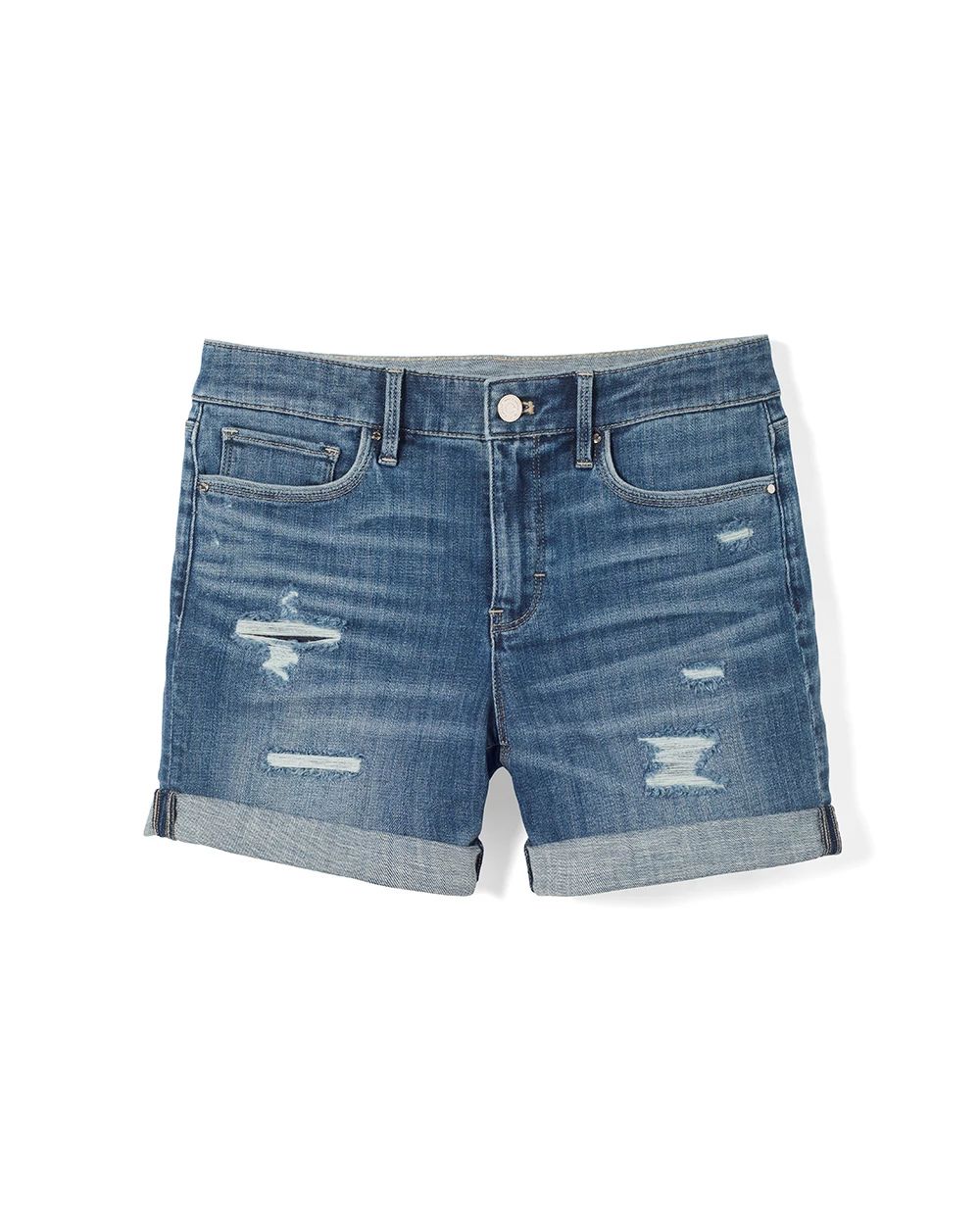 Mid-Rise Everyday Soft Denim™ 5-Inch Short click to view larger image.
