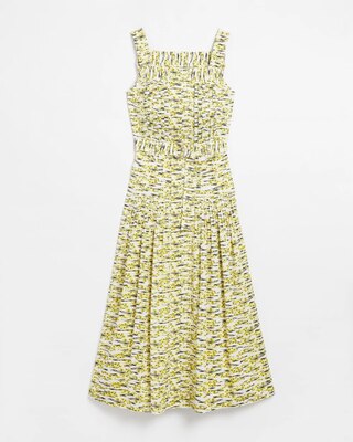 Pleated Utility Dress