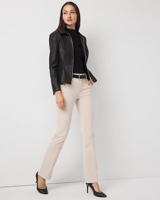 Pret Zip Hem High Rise Bootcut Jean click to view larger image.