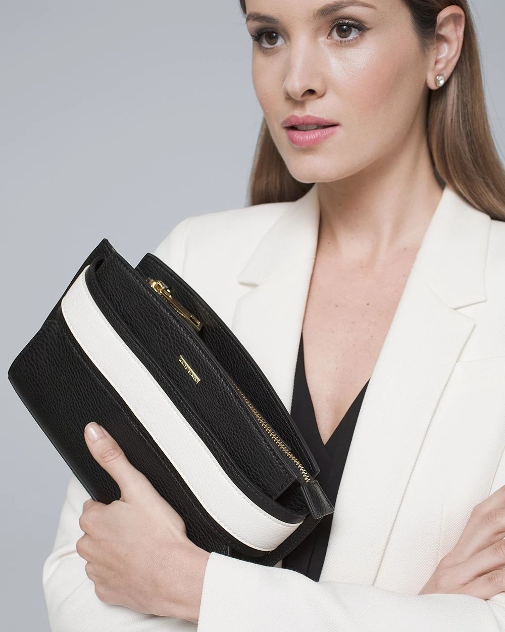 Convertible Two-Tone Clutch