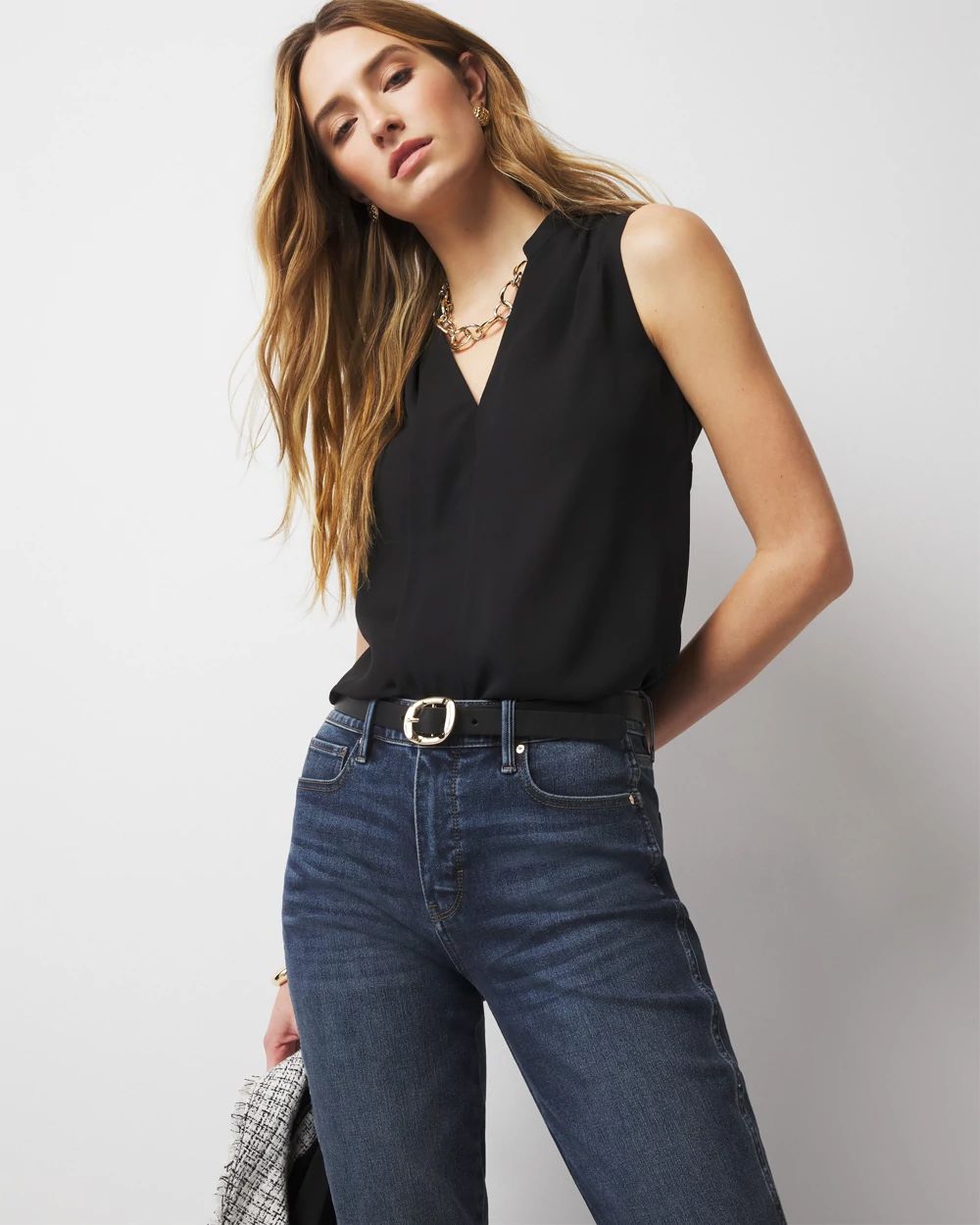 Petite Pleated Shell