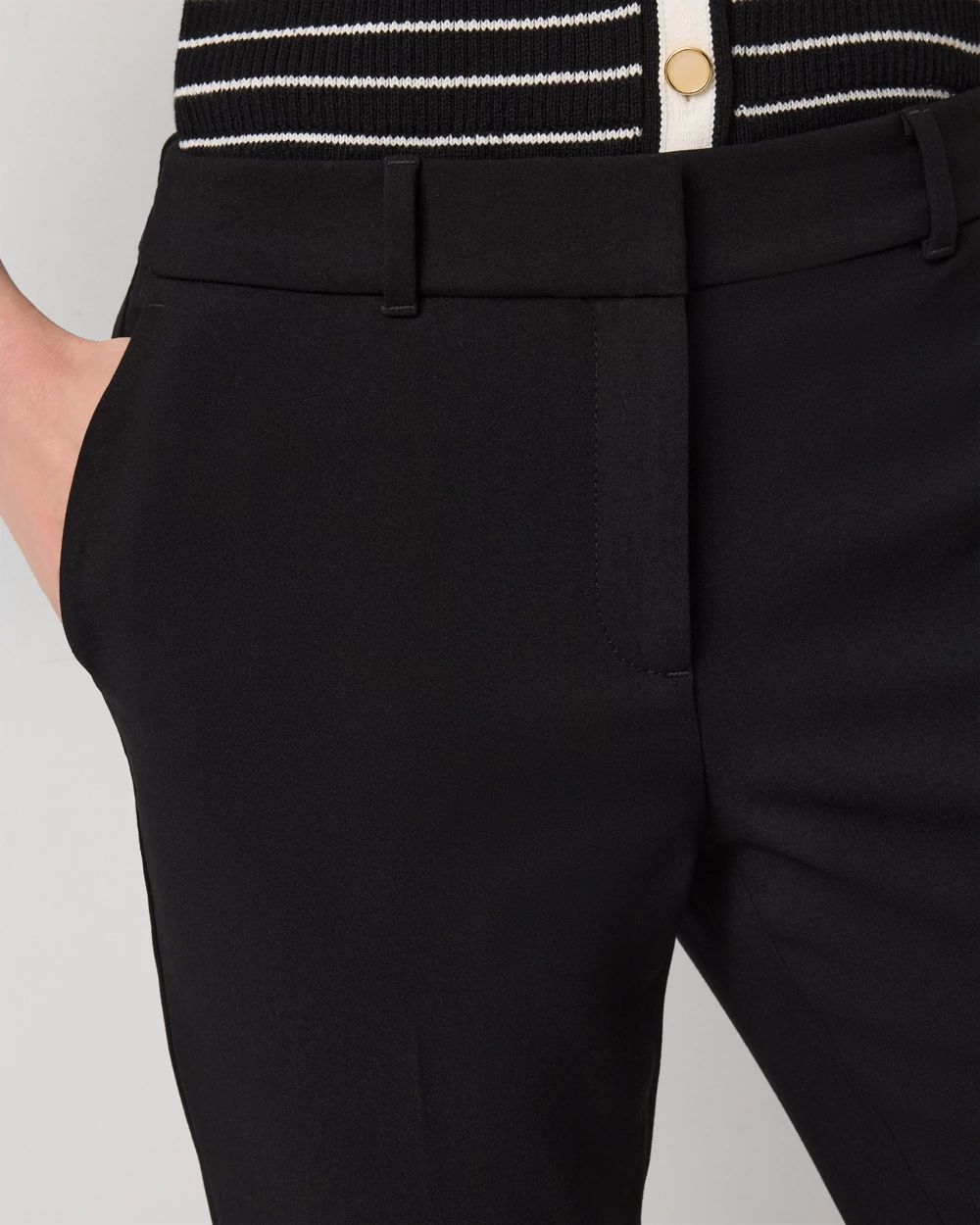 Luxe Stretch Mid-Rise Piper Flare Pant click to view larger image.