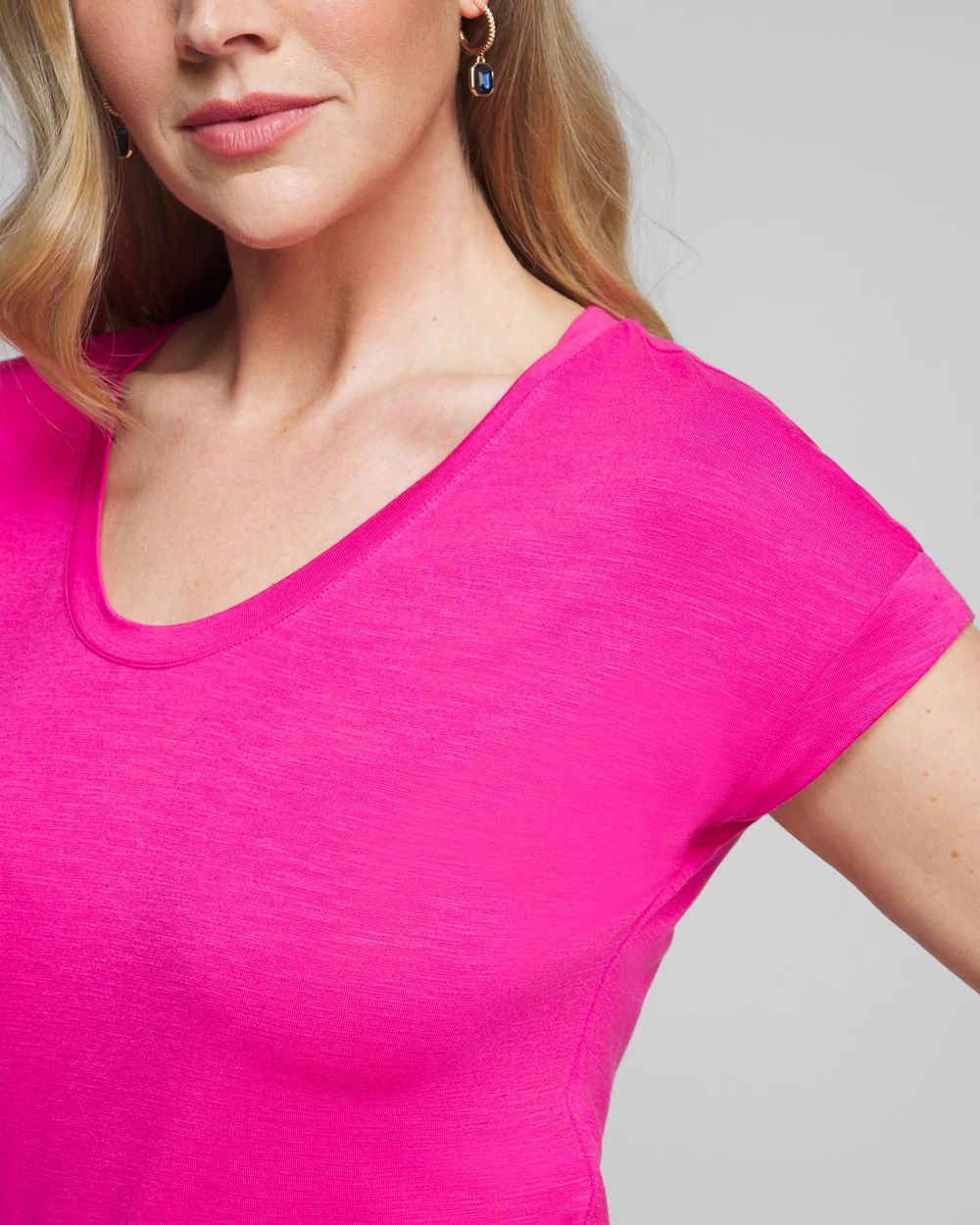 Outlet WHBM Scoop Neck Tee