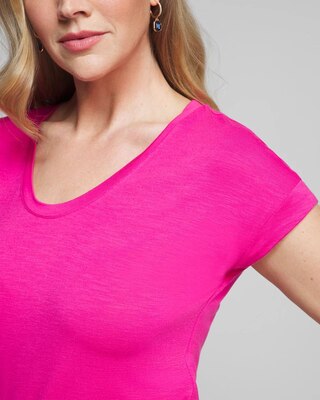 Outlet WHBM Scoop Neck Tee