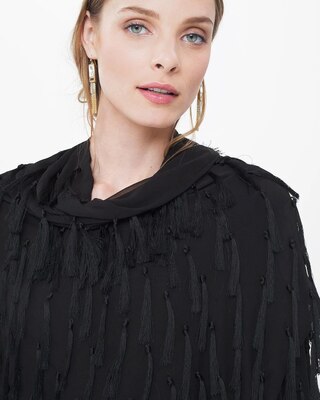 Black Tassel Wrap