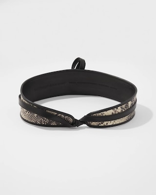 Python Obi Belt click to view larger image.