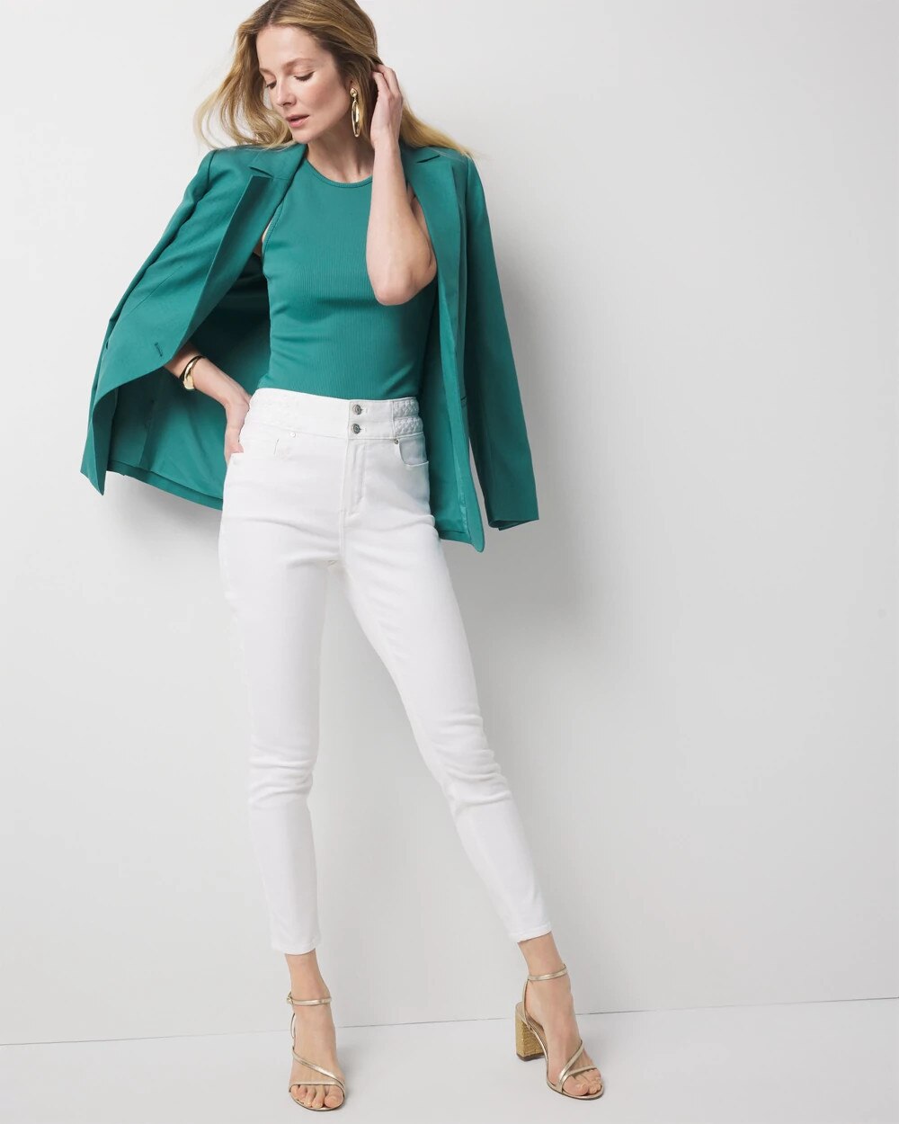 WHBM FORME™ Ribbed Stretch Tank