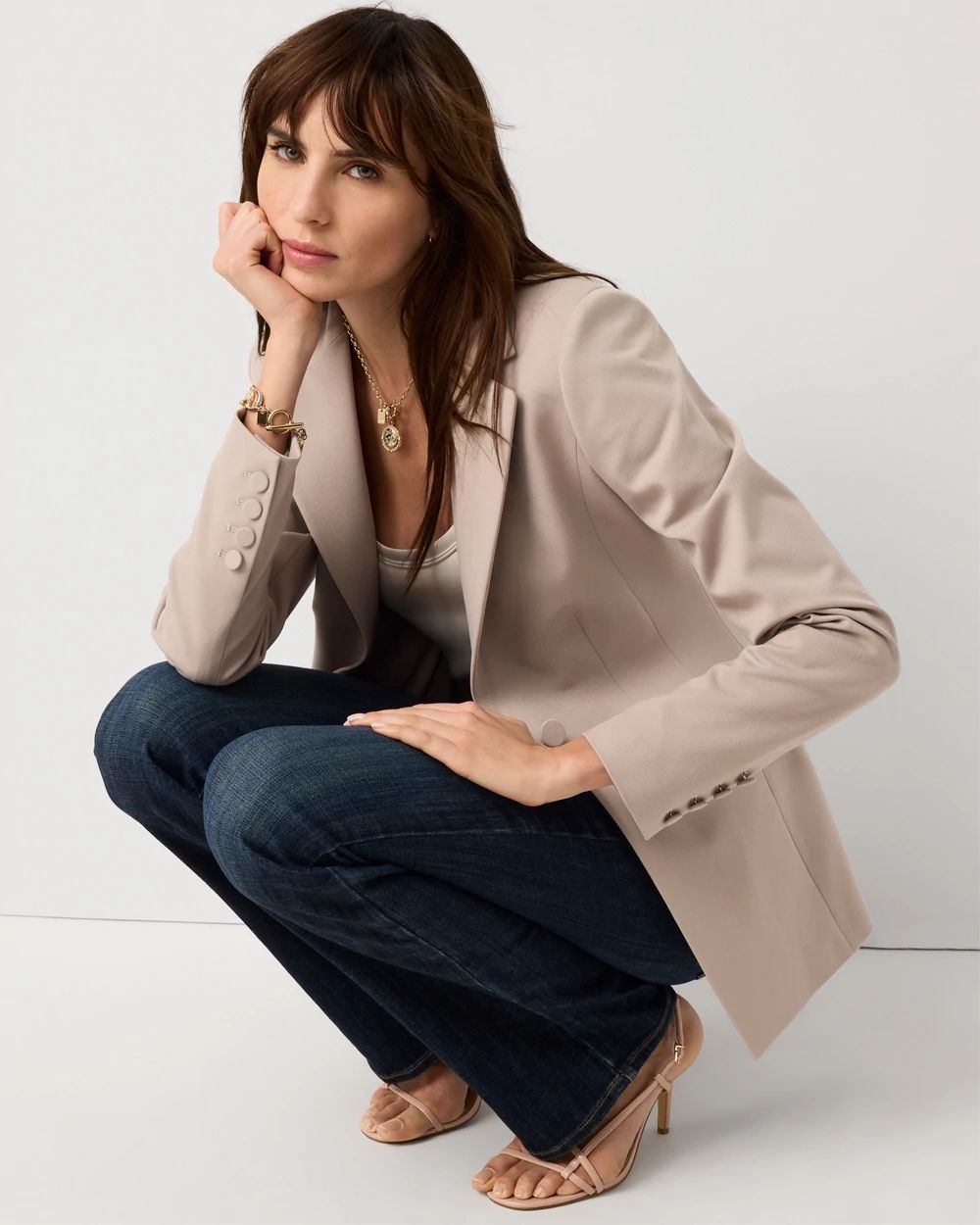 WHBM® One-Button Blazer