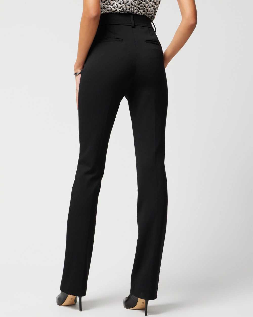 Petite Extra High-Rise Luxe Stretch Bootcut Pants click to view larger image.