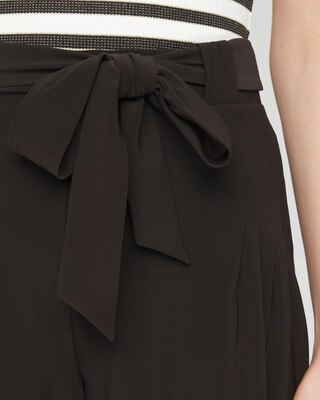 Pleated Matte Jersey Shorts click to view larger image.