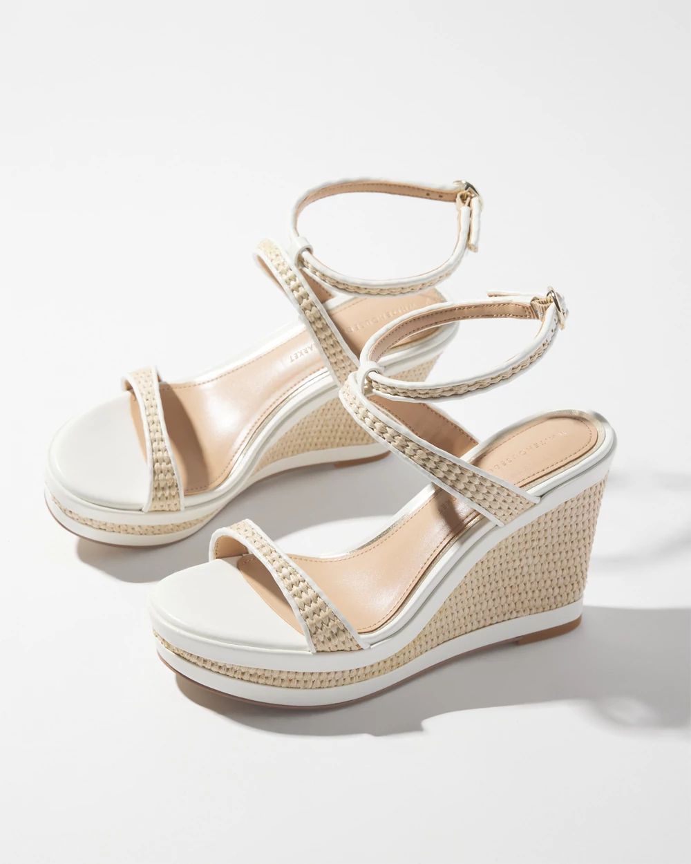 Leather Wedge Heels