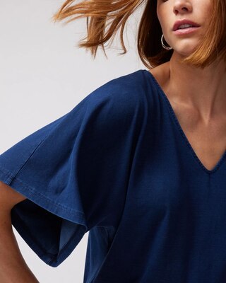 Short-Sleeve Kimono Top