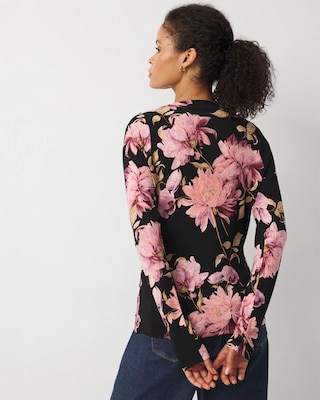 Cowl Neck Long Sleeve Top click to view larger image.