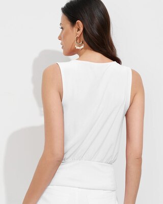 Outlet WHBM Banded-Hem Top