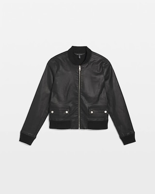 Coated Bomber Jacket click to view larger image.