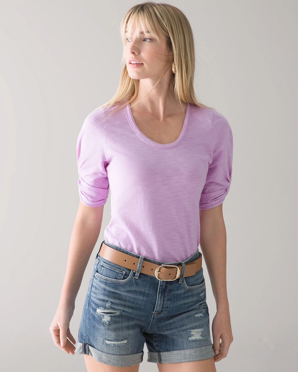 Twist Sleeve Tee