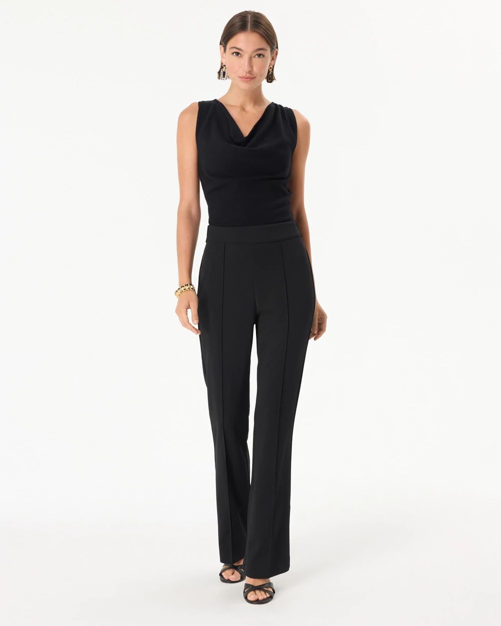 Petite Cowl Neck Jumpsuit