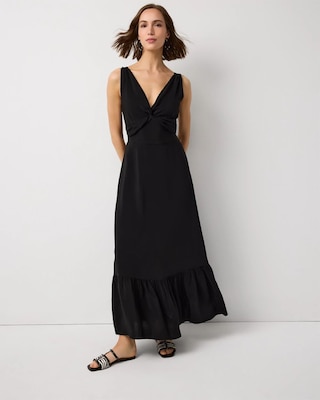 Tie-Back Maxi Dress