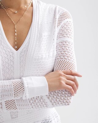Pointelle Cardigan