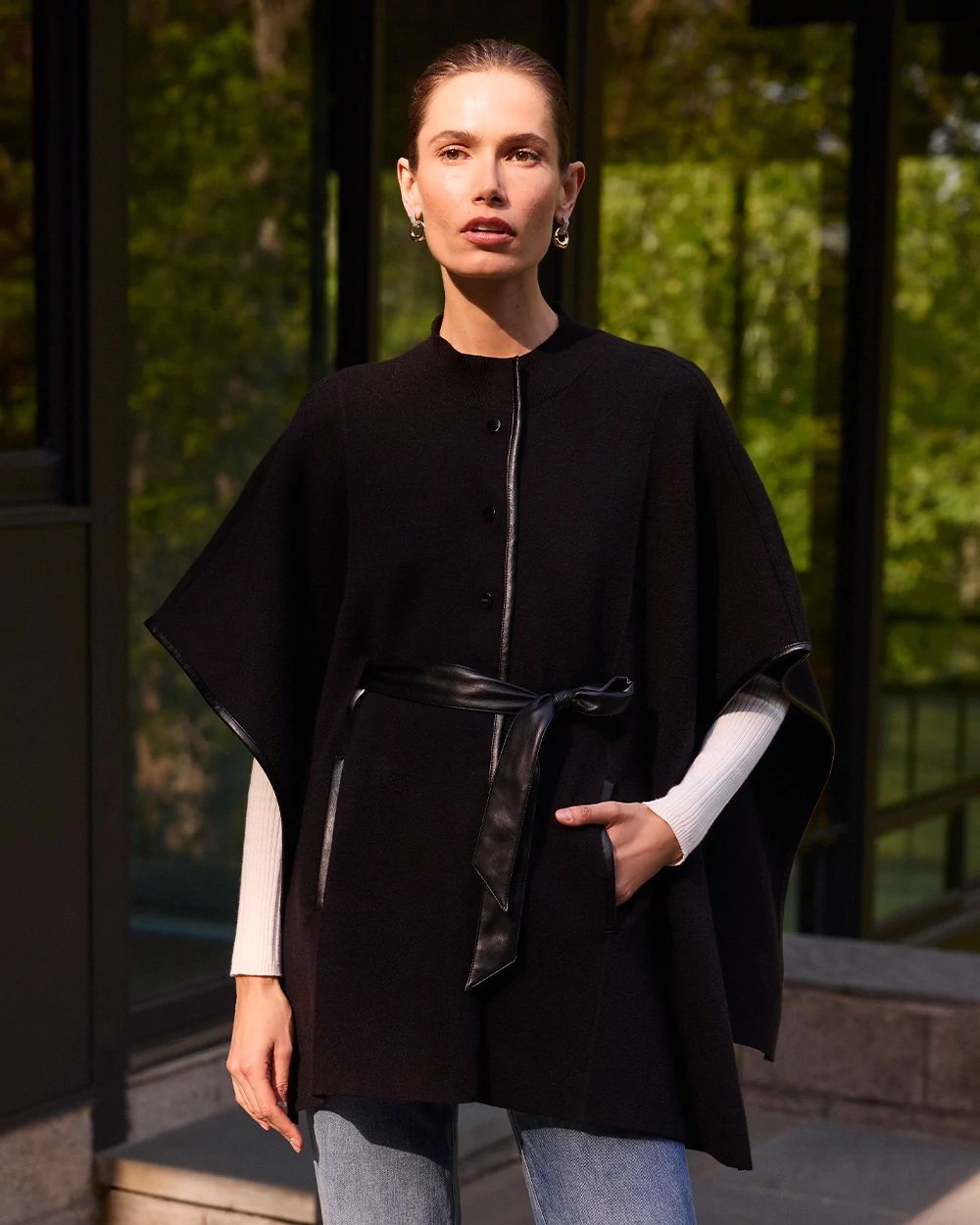 Tie-Front Ruana