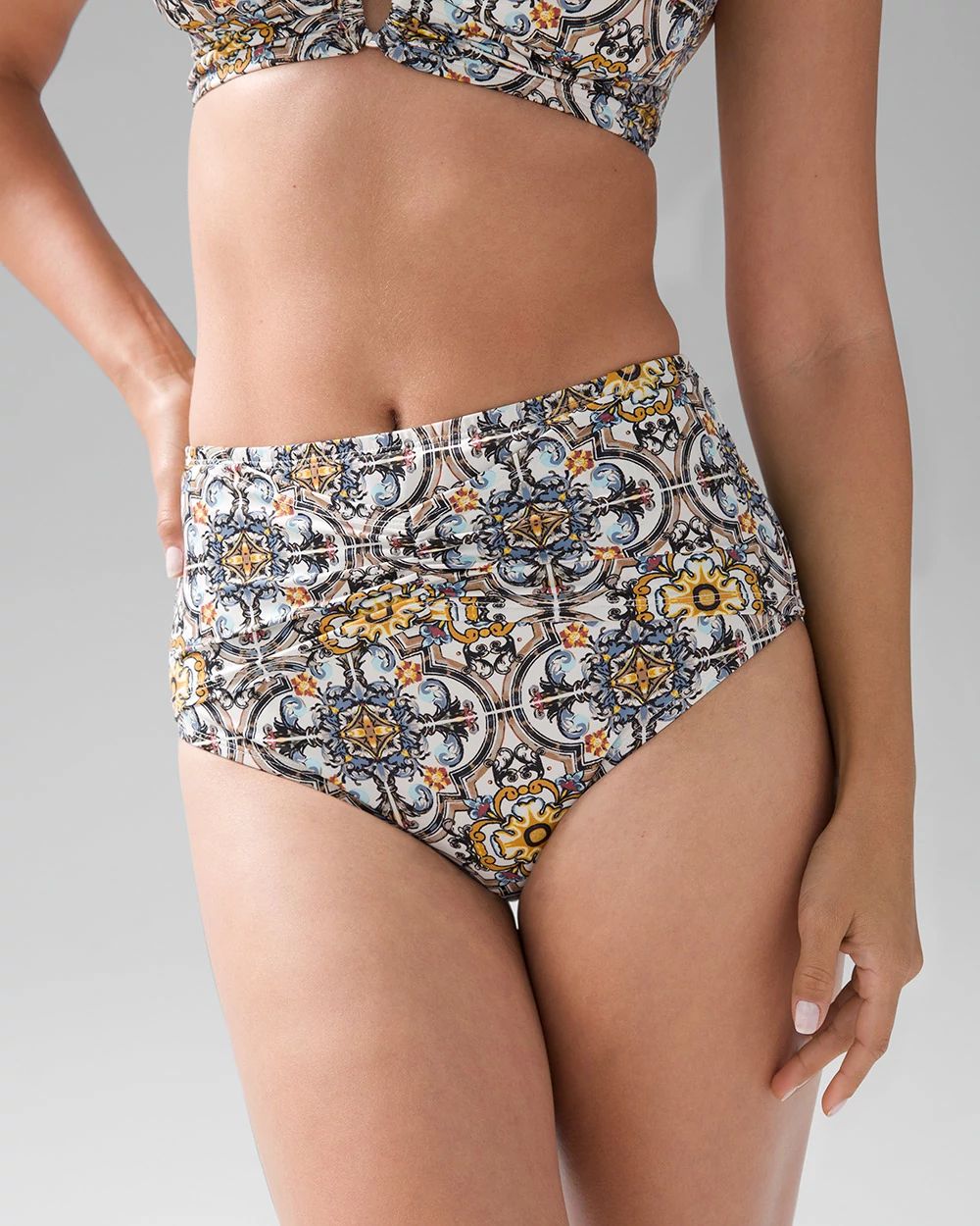 High-Waist Wrap Bikini Bottom