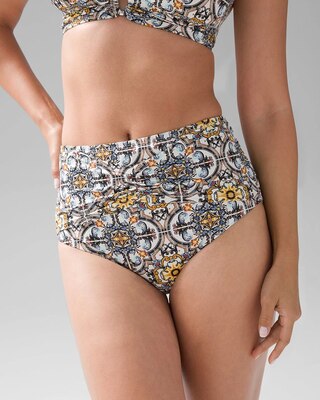 High-Waist Wrap Bikini Bottom