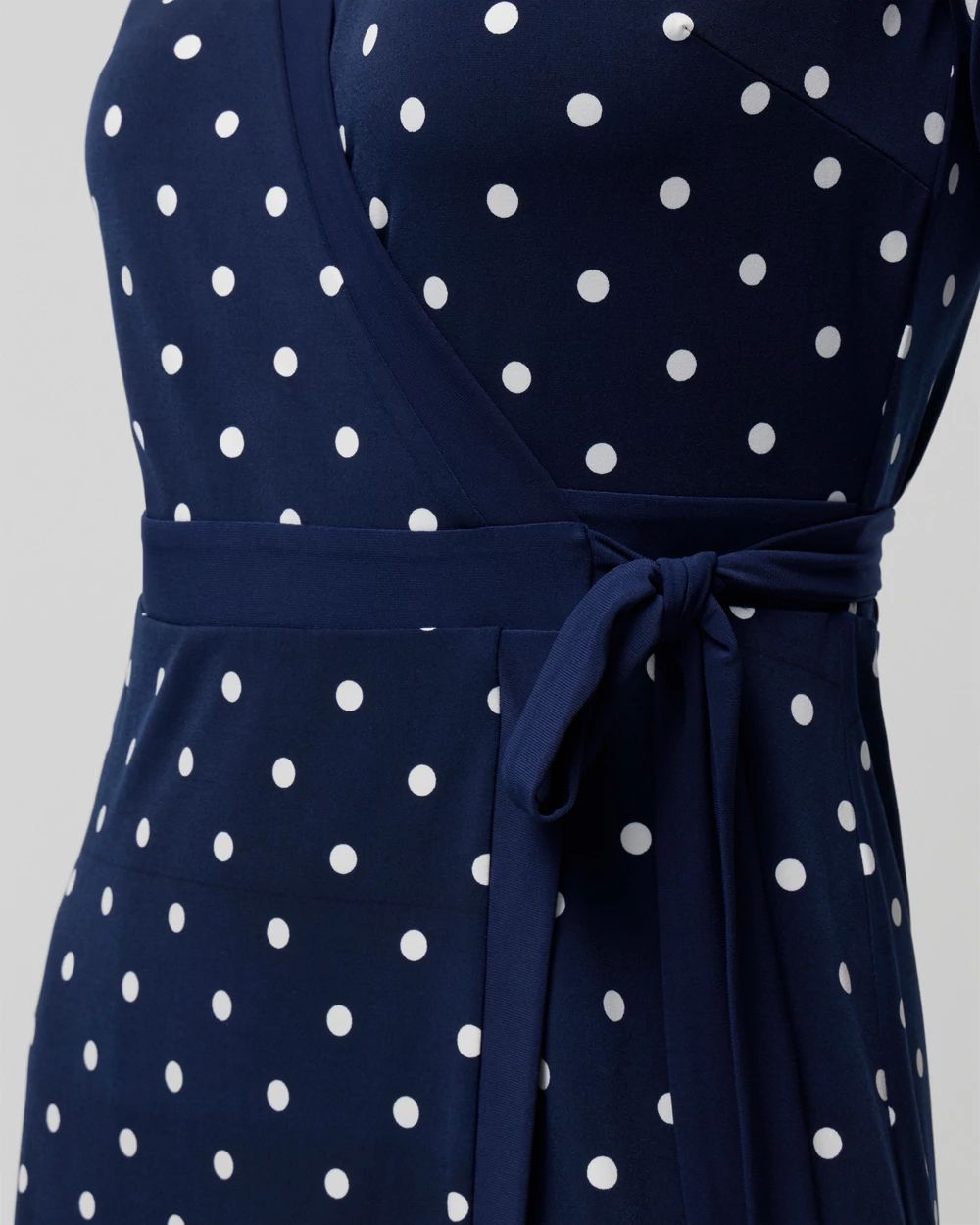 3/4 Sleeve Reversible Wrap Dress