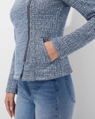Outlet WHBM Bouclé Moto Jacket